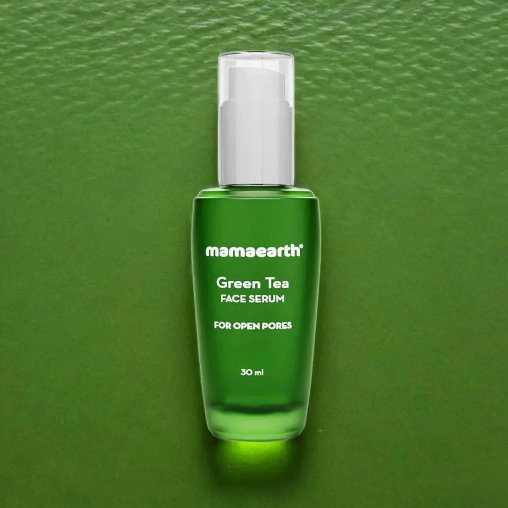 Mamaearth Green Tea Face Serum For Open Pores | Best face serum for open pores